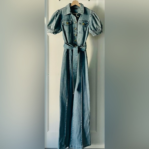 Pants - Stylish Denim Wide-Leg Pants